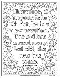 Printable templates for children's bible coloring book pages. Coloring Pages For Kids By Mr Adron Free Print And Color Page For Lent Day 15 With 2 Corinthians 5 17
