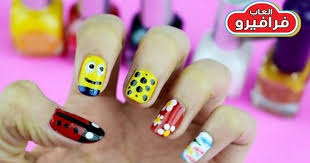 العاب مكياج حقيقي أجمل 7 رسومات اظافر للاطفال و لعبة الرسم على الأظافر م Nails