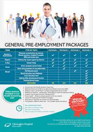 Upon entering the facility you will be asked to … Pre Employment Health Screening