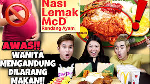 Nasi lemak is not as popular as the indigenous nasi berlauk, nasi dagang, and nasi kerabu in north east peninsular malaysia. Awas Nasi Lemak Rendang Mcd Bahaya Untuk Perempuan Mengandung Wajib Share Kepada Keluarga Content Creator Aka Youtuber