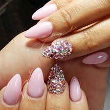 | white tips with one glitter tip! 115 Acrylic Nail Designs To Fascinate Your Admirers