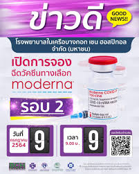 หลังจากรพ.สมิติเวชได้ประกาศเปิดรับจองวัคซีนทางเลือก โมเดอร์นา moderna โดยเปิดให้ประชาชนผู้ที่สนใจเข้ามาลงทะเบียนเริ่มตั้งแต่ 10.00 น.ของวันที่ 12. El0meaoolsv4gm