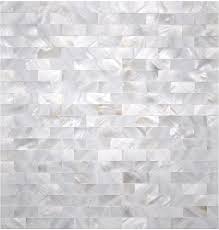 11.8 x 11.8 x 0.08in. Art3d 6 Pack Mother Of Pearl Shell Tile For Kitchen Backsplashes Shower Wall 12 X 12 White Subway Amazon Com