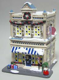 Department 56 Snow Village Christmas Time Post Office With Box Snow Village Christmas Villages Christmas Time
