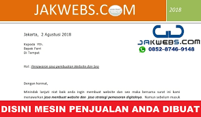 Kami berharap agar penawaran ini dapat. Contoh Surat Penawaran Harga Jasa Website 087775328925 Jasa Website Murah