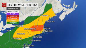 Sva) is a severe weather watch product issued by regional offices of weather forecasting agencies throughout the world when meteorological conditions. Severe Thunderstorm Risk For Boston New York City Philadelphia Accuweather