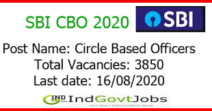 State bank of india (sbi) has published notification for the recruitment of apprentice vacancy. Sbi Circle Based Officer Recruitment 2020 Apply Online 3850 Vacancies Recruitment Bank Sbi