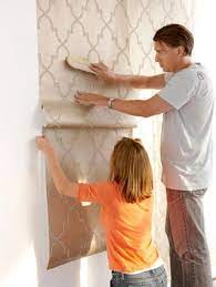 The Hassle Free Way To Hang Wallpaper How To Hang Wallpaper Diy Wallpaper Wallpapering Tips