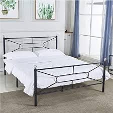 Smartyk Factory Directly Sale Iron Frame Queen Headboards And Footboard Metal Beds Aged Black Ir In 2020 Twin Size Bed Frame Metal Bed Frame Queen Platform Bed Frame