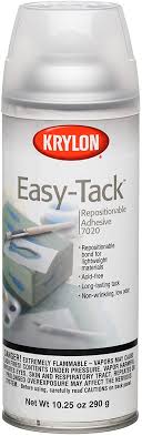 Amazon Com Krylon K07020007 10 25 Ounce Easy Tack Repositionable Adhesive Spray Home Improvement