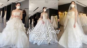 A ball gown wedding dress features a fitted bodice paired with a wide and full skirt. Wedding Dress Shopping Vera Wang Say Yes To The Dress San Francisco And Bay Area Youtube