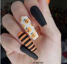 For chic and understated halloween nails, try this minimalist half moon manicure. 50 Devilishly Cute Halloween Nails That You Need To See