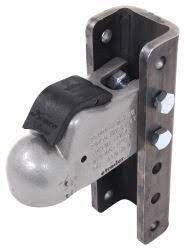 Demco Trailer Coupler W 5 Position Adjustable Channel Ez Latch Silver 2 5 16 Ball 21k Demc Trailer Coupler Latches Adjustable