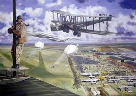 RAF Henlow. Parachuting in the 1930s ...