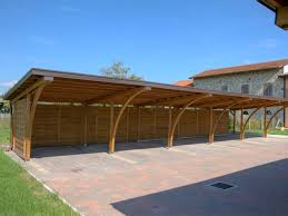 Se avete una abitazione ma non il posto auto nessuna paura. Strutture In Legno Per Esterni Cherubin S R L