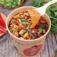 Then add equal amounts of carrot, mushroom, green onion and cilantro to each mason jar. Hai Chi Jia Spicy And Sour Glass Noodles Food Drinks Packaged Instant Food On Carousell