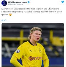 Dari empat pertandingan yang dijalani, erling haaland selalu mencetak gol. Daftar Top Skor Liga Champions Erling Haaland Koleksi 10 Gol