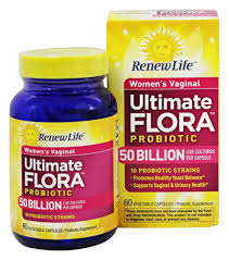 Renew Life Ultimate Flora Womens Vaginal Probiotic 60 Vegetarian Capsules