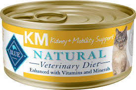 Both substances support muscle function and your. Blue Buffalo Natural Veterinary Diet K M Kidney Mobility Support Grain Free Canned Cat Food 5 5 Oz Case Of 24 Chewy Com