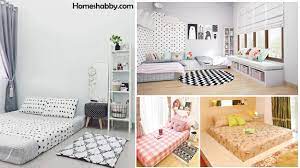 Istana pribadi di dalam rumah adalah kamar tidur. 6 Desain Tempat Tidur Lesehan Tetap Terlihat Cantik Ukuran 2 X 3 M Yang Bisa Jadi Contoh Homeshabby Com Design Home Plans Home Decorating And Interior Design
