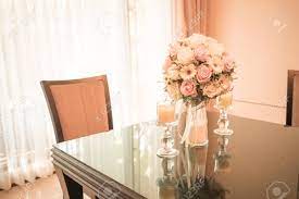 Maybe you would like to learn more about one of these? Flowers Bouquet On Dining Table Light Vintage Filter Effect Processing Style Pictures Selective Focus Point Stock Photo Picture And Royalty Free Image Image 53684975