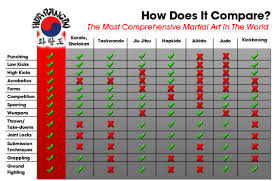 Comparing The Martial Arts Side By Side West Coast Hwa