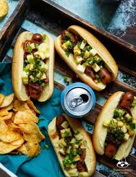 Leckere Ananas Speck Hot Dogs Rezepte Hot Dog Rezept Essen