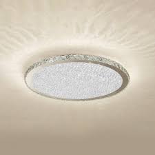 Crystal Round Led Flush Mount Luxury Modern Flush Ceiling Light In Warm White For Restaurant Takeluckhome Com