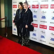 Larkin Poe Red Light Management Grammys After Party Light Red Larkin Bud Light