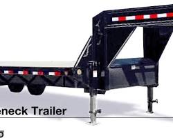 Gambar Truk Flatbed Removable Gooseneck