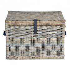With appealing floor storage & organization options, find baskets & trunks that blend style & functionality. Deep Kubu Wicker Storage Trunk Large Wicker Chest The Basket Lady