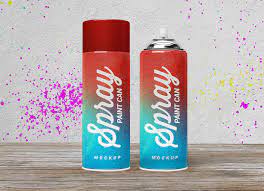 Download Free Spray Paint Can Mockup Psd Good Mockups