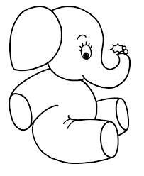 Coloring sheets for kids easy. Easy Coloring Pages Elephant Coloring Page Easy Coloring Pages Animal Coloring Pages