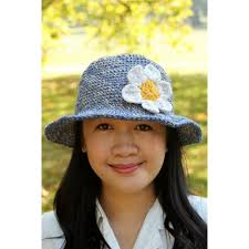 Pachamama Daisy Hemp/Cotton Hat Denim