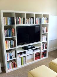 Wall Mounting A 40 Tv In Expedit Ikea Hackers Ikea Expedit Shelf Ikea Ikea Expedit