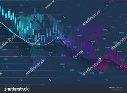 Stock Market Or Forex Trading Graph Chart Suitable For