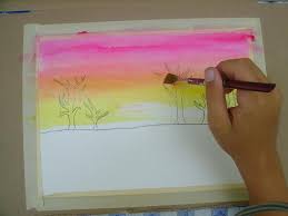 How do you start drawing with watercolor pencils. Paint A Sunset In Watercolor Art Starts