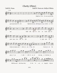 Flute Sheet Music Clarity Sheet Music Flute Sheet Music Sheet Music Violin Sheet Music