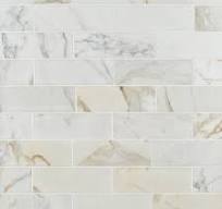 Calacatta Polished White Marble Tile | Floor and Decor