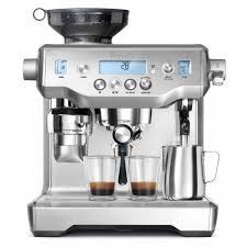 Breville is a brand that has been known for their espresso machines which can be used for the home. The Oracle Espresso Machine Breville