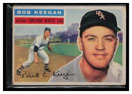1956 Topps #54b Bob Keegan Gray Back