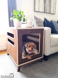 Diy Dog Crate Side Table Knockoff Challenge Diy Dog Crate Crate Side Table Dog Crate