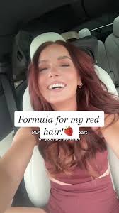 Replying to @thicelia the formula for my hair is Sardinia Red- 6NCG from  @Madison Reed Color !! #hair #hairtok #redhair #paintthetownred  #hairtransformation #viral #foryoupage #fyp