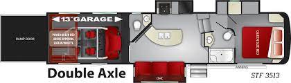 Stryker fifth wheel toy hauler. Stryker 5th Wheel Stf3513 Toy Hauler Fifth Wheel Cruiser Rvs
