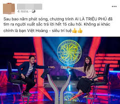 Hơn 10 năm phát sóng, gameshow này vẫn luôn thu hút sự quan tâm của khán giả truyền hình. Xuáº¥t Hiá»‡n NgÆ°á»i ChÆ¡i Pha Ä'áº£o Ká»‰ Lá»¥c Ai La Triá»‡u Phu Tin Tá»©c Online