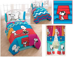 Details About Kids Girls Boys Peanuts Charlie Snoopy Bedding Bed In A Bag Comforter Set Kids Comforters Snoopy Comforter Sets