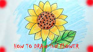 Paintings, photographs, abstracts, prints and more. How To Draw Sun Flower Youtube