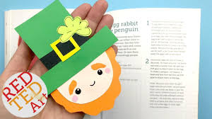 Why can't you borrow money from a leprechaun? Leprechaun Corner Bookmark For St Paddy S Day Red Ted Art Make Crafting With Kids Easy Fun