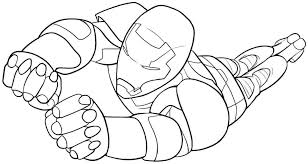 Iron man coloring pages are a fun way for kids of all ages to develop creativity, focus, motor skills and color recognition. Coloring Pages For Kids Iron Man Drawing With Crayons