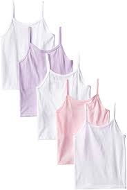 amazon com hanes girls 5 pack camis colors may vary